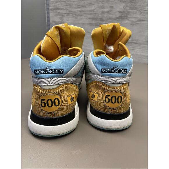 REEBOK X Hasbro Vintage Monopoly Money‎ Courtee Mid Sneakers RARE 7.5 US EU 40
